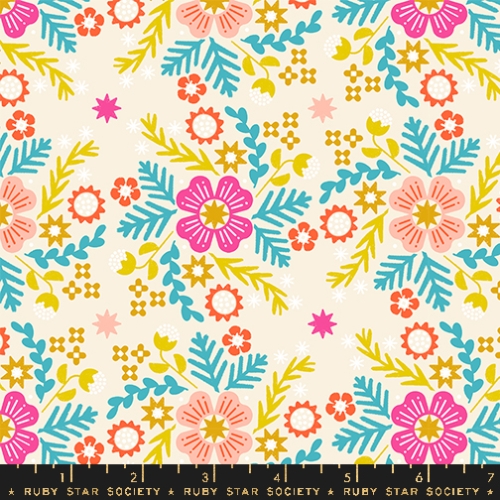 Baumwolle Patchwork - Rashida Coleman Hale - Ruby Star Society - Pivot - Wildflower Natural